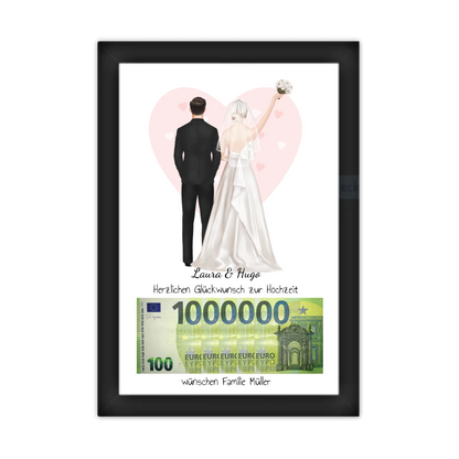 Geldgeschenk Wunscherfüller - zur Hochzeit - Brautpaar Hochzeitsgeschenk