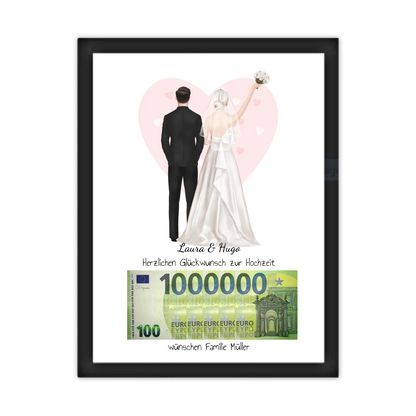 Geldgeschenk Wunscherfüller - zur Hochzeit - Brautpaar Hochzeitsgeschenk