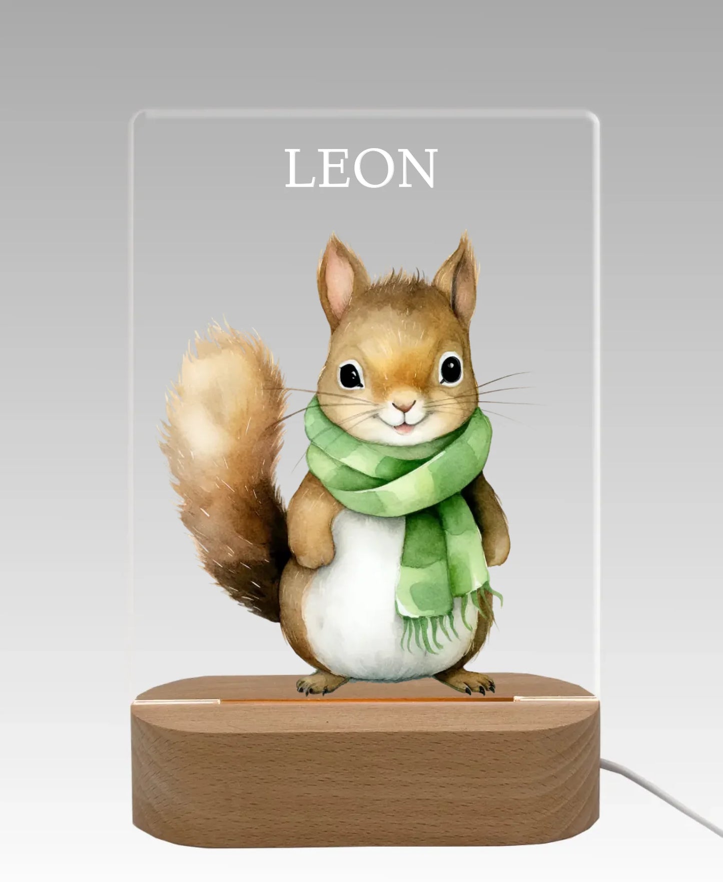 Licht aus - grauer Hintergrund