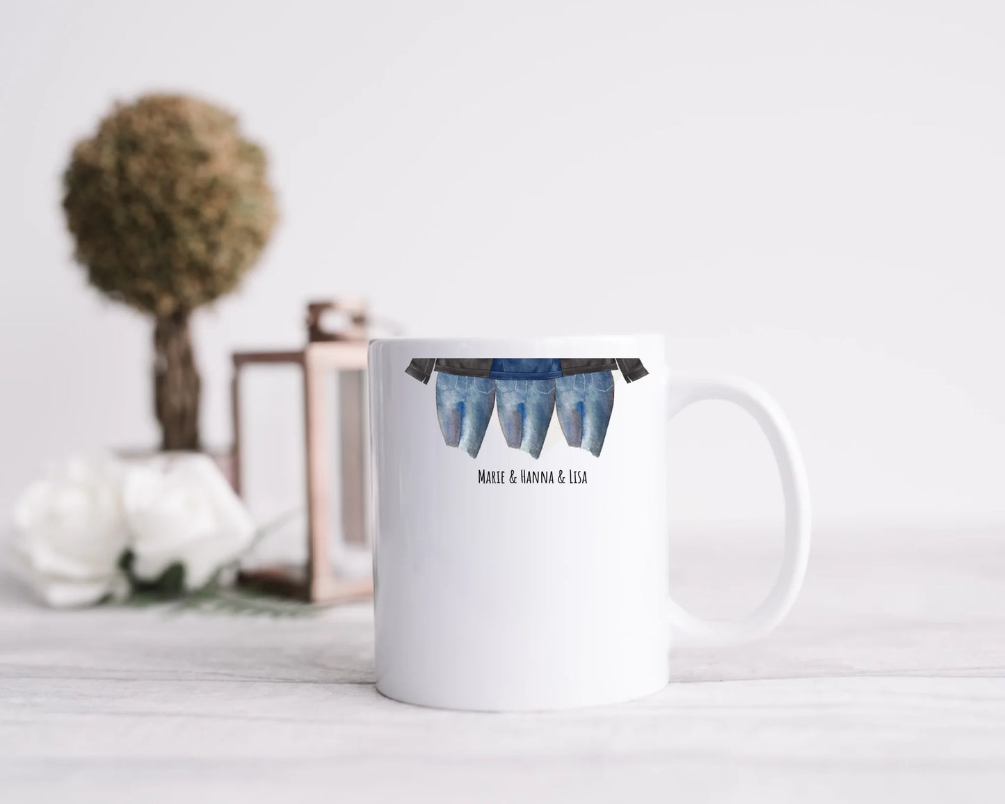 Personalsierte Tasse - Geschenk Freundin,  Geburtstagsgeschenk & Freundschaftsgeschenk
