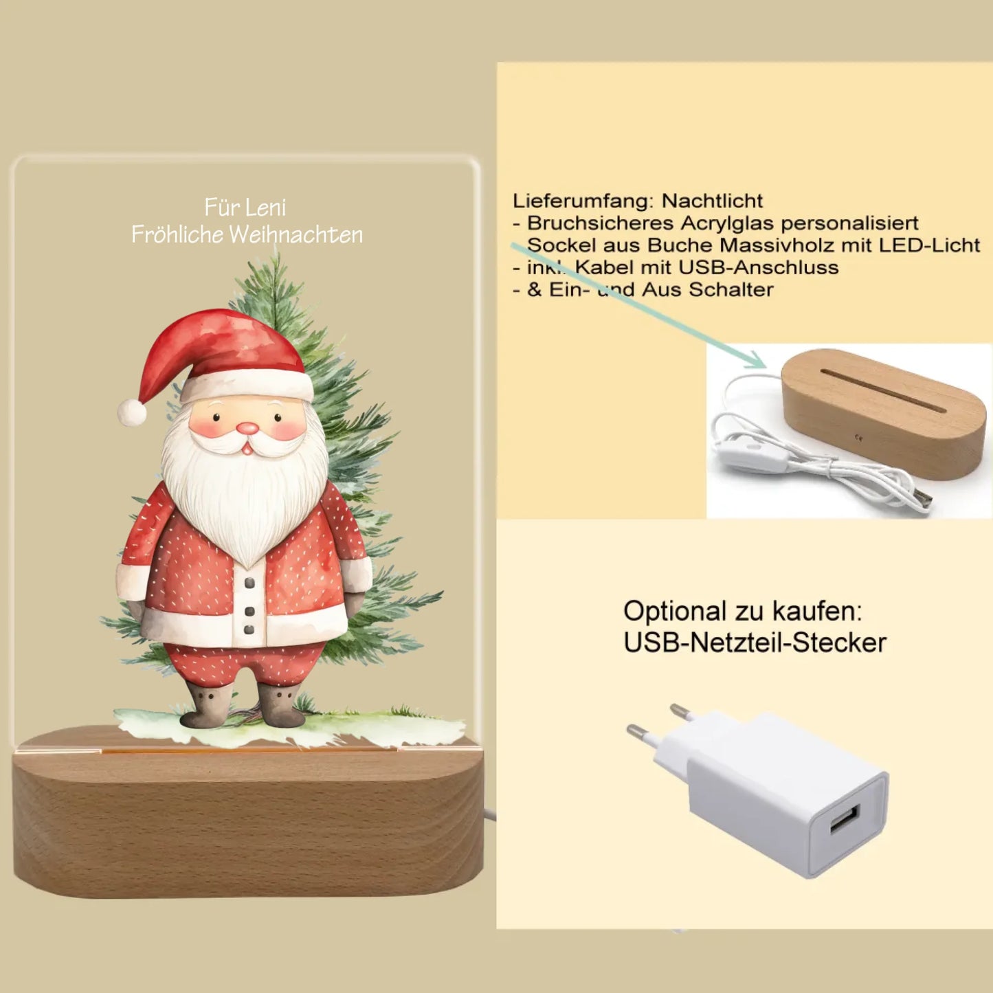 Produktinfo rechteckiges 3