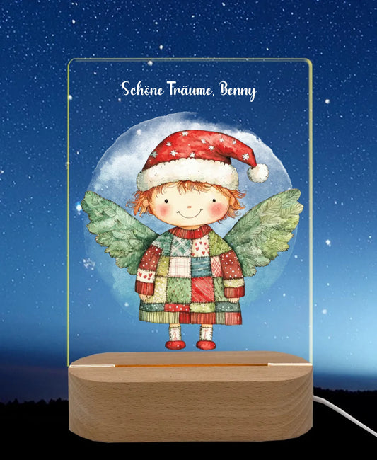 Licht an Nachthimmel