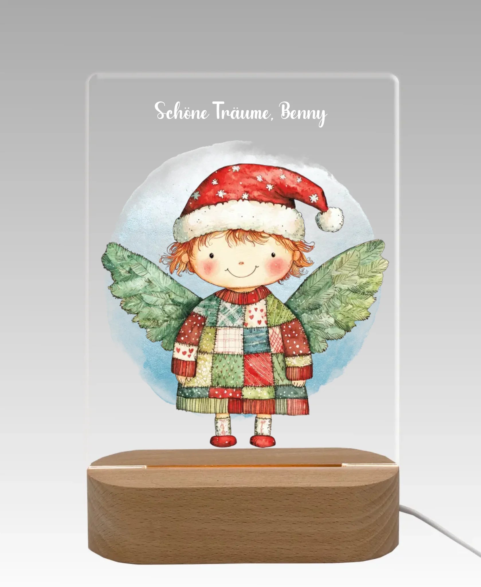 Licht aus - grauer Hintergrund