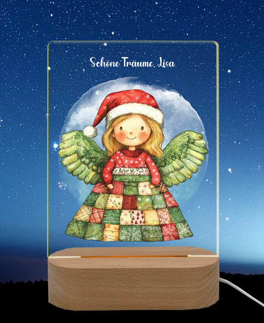 Licht an Nachthimmel