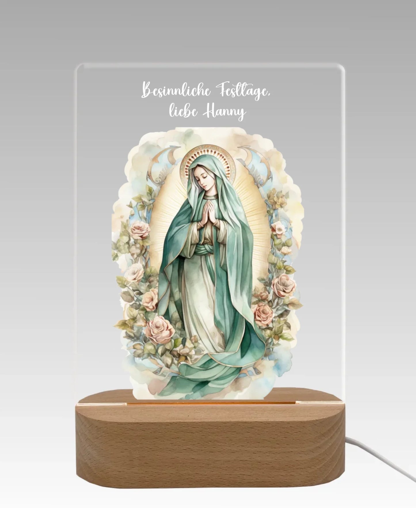 Licht aus - grauer Hintergrund