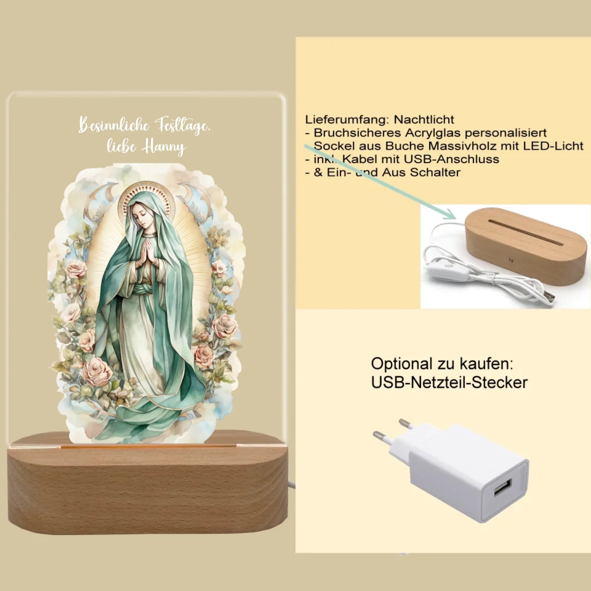 Produktinfo rechteckiges 3