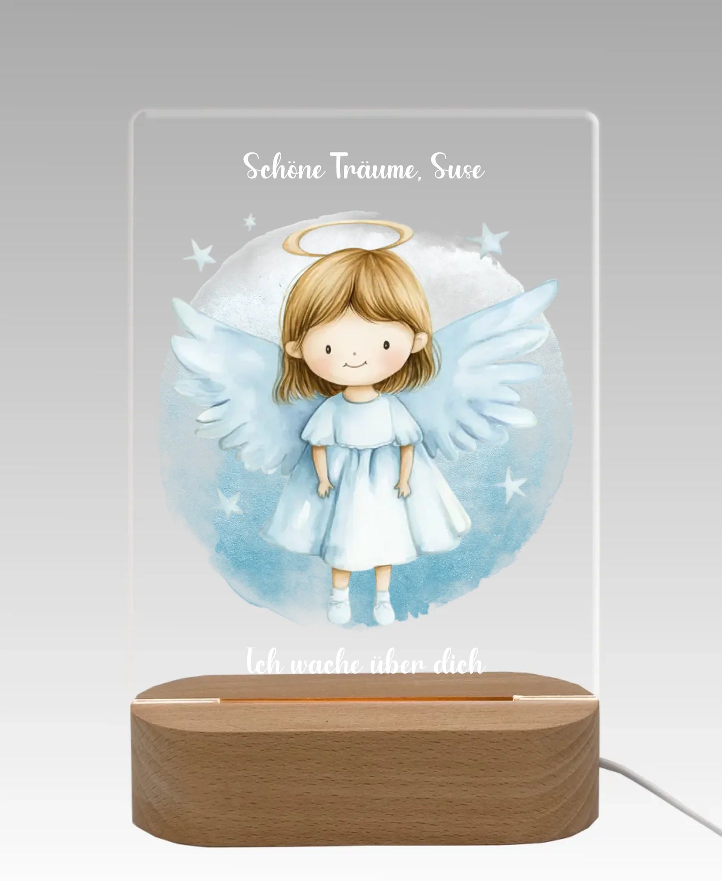 Licht aus - grauer Hintergrund