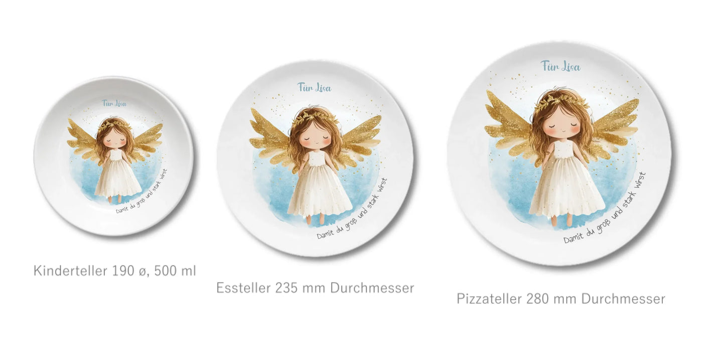 Kinderteller + flacher + Pizzateller