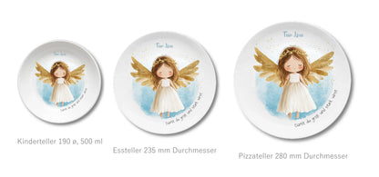 Kinderteller + flacher + Pizzateller