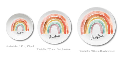 Kinderteller + flacher + Pizzateller