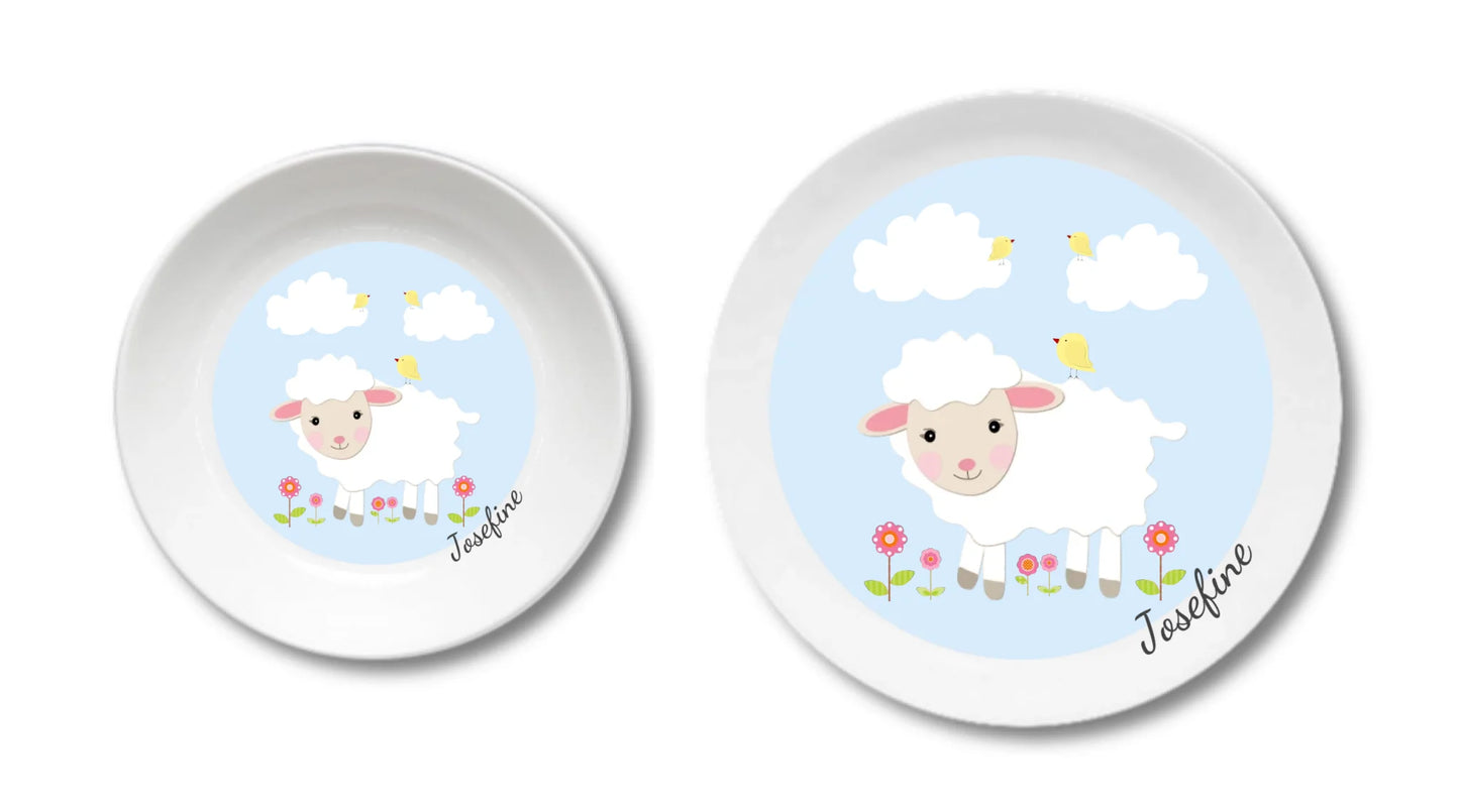 Kinderteller + flacher Teller