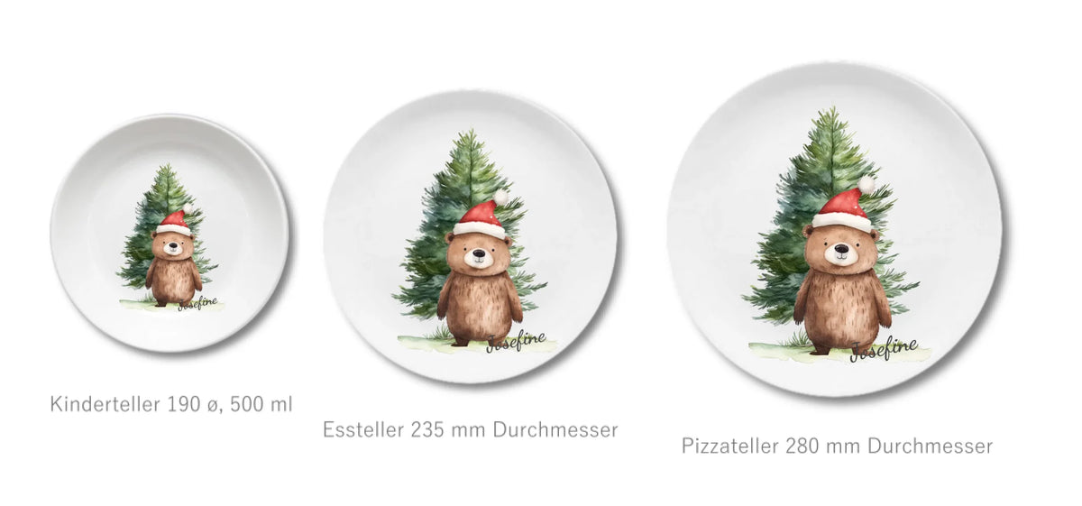 Kinderteller + flacher + Pizzateller