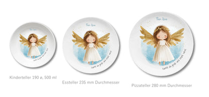 Kinderteller + flacher + Pizzateller
