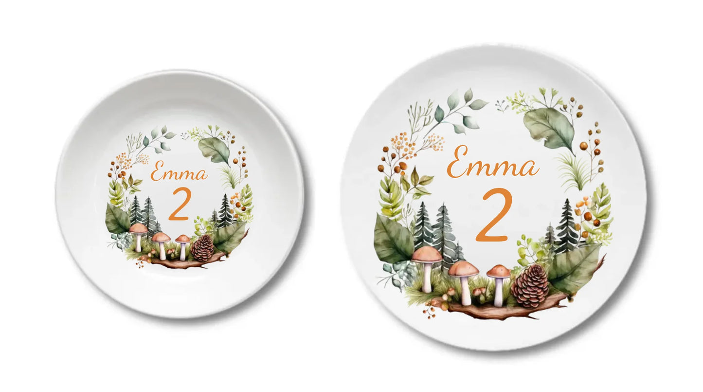 Kinderteller + flacher Teller