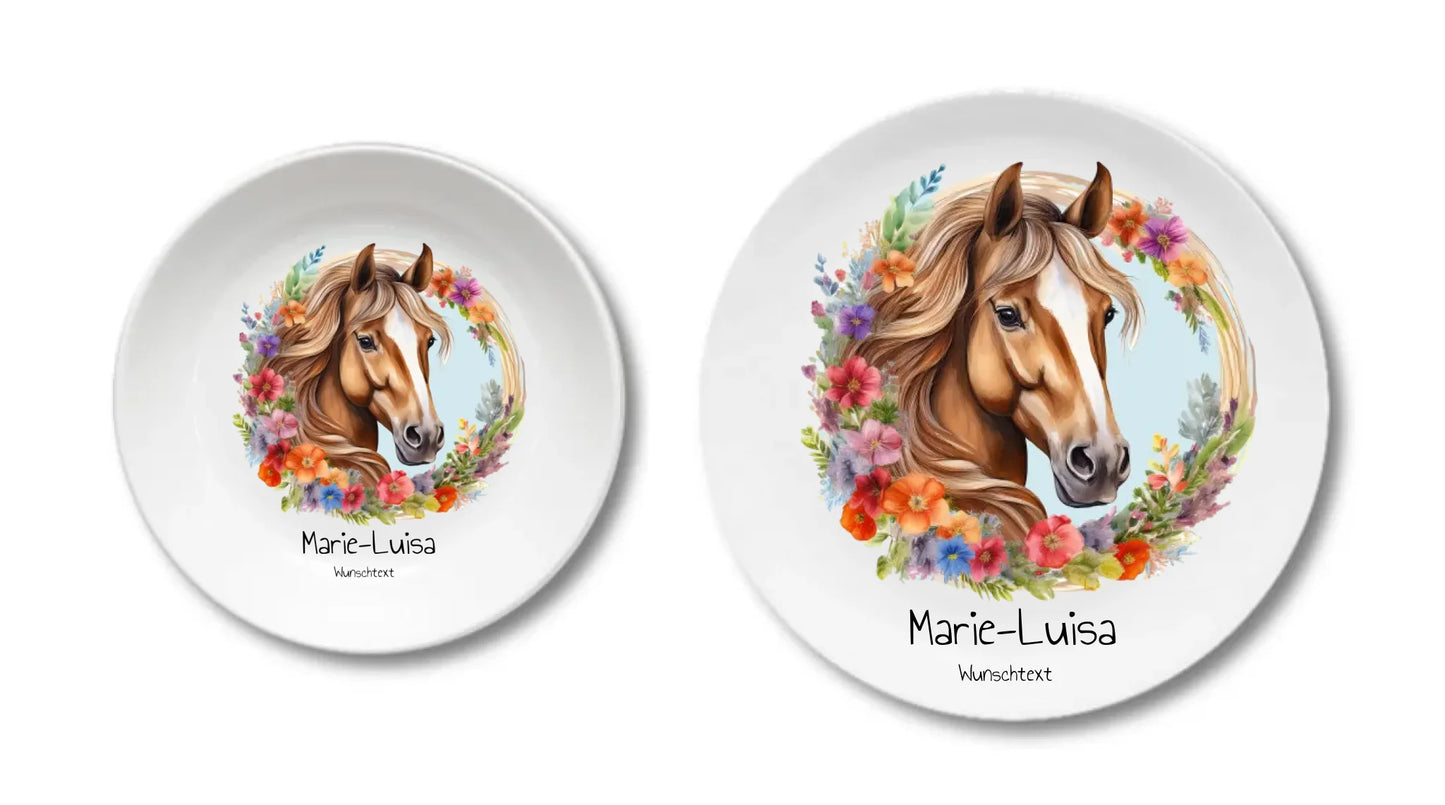 Kinderteller + flacher Teller