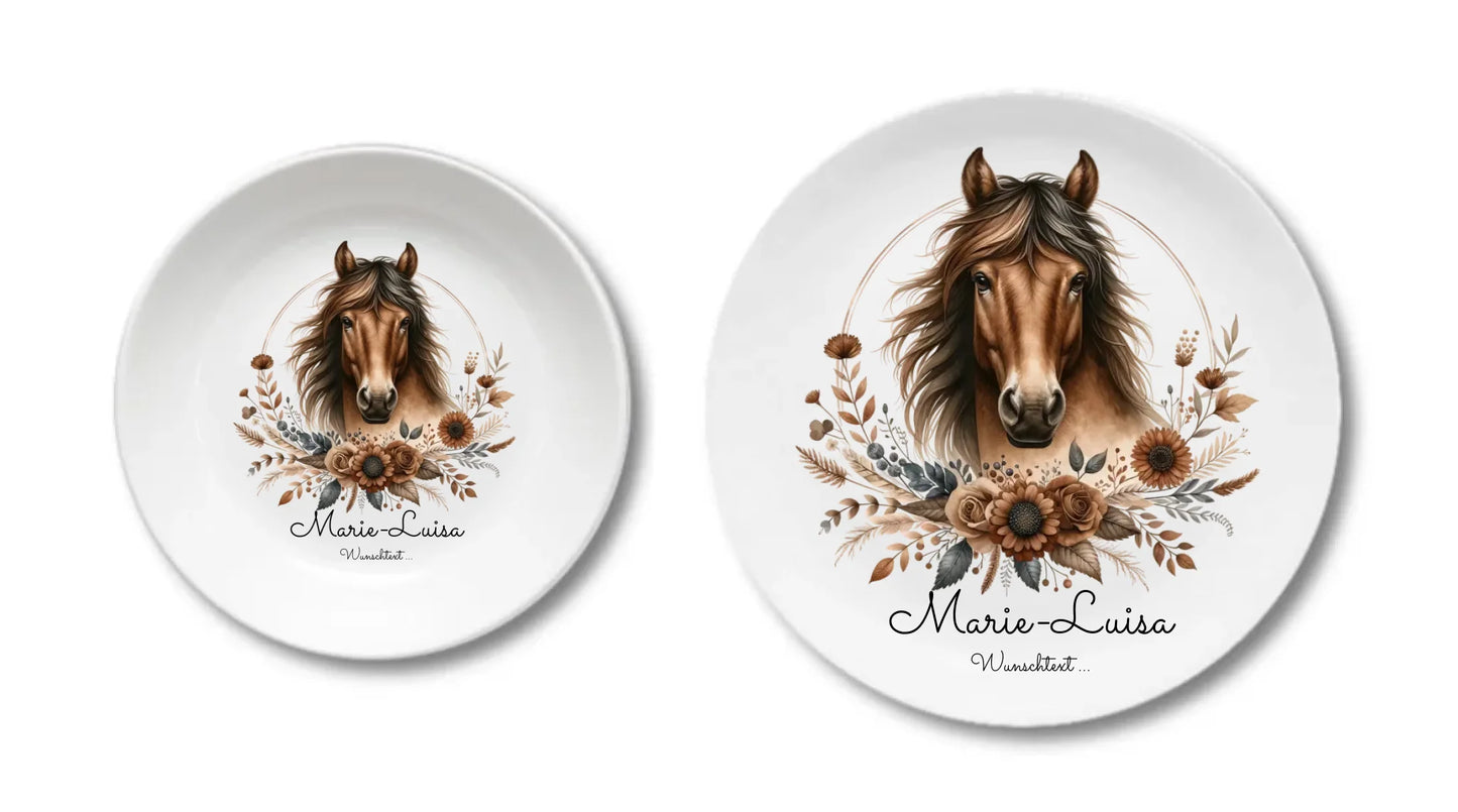 Kinderteller + flacher Teller