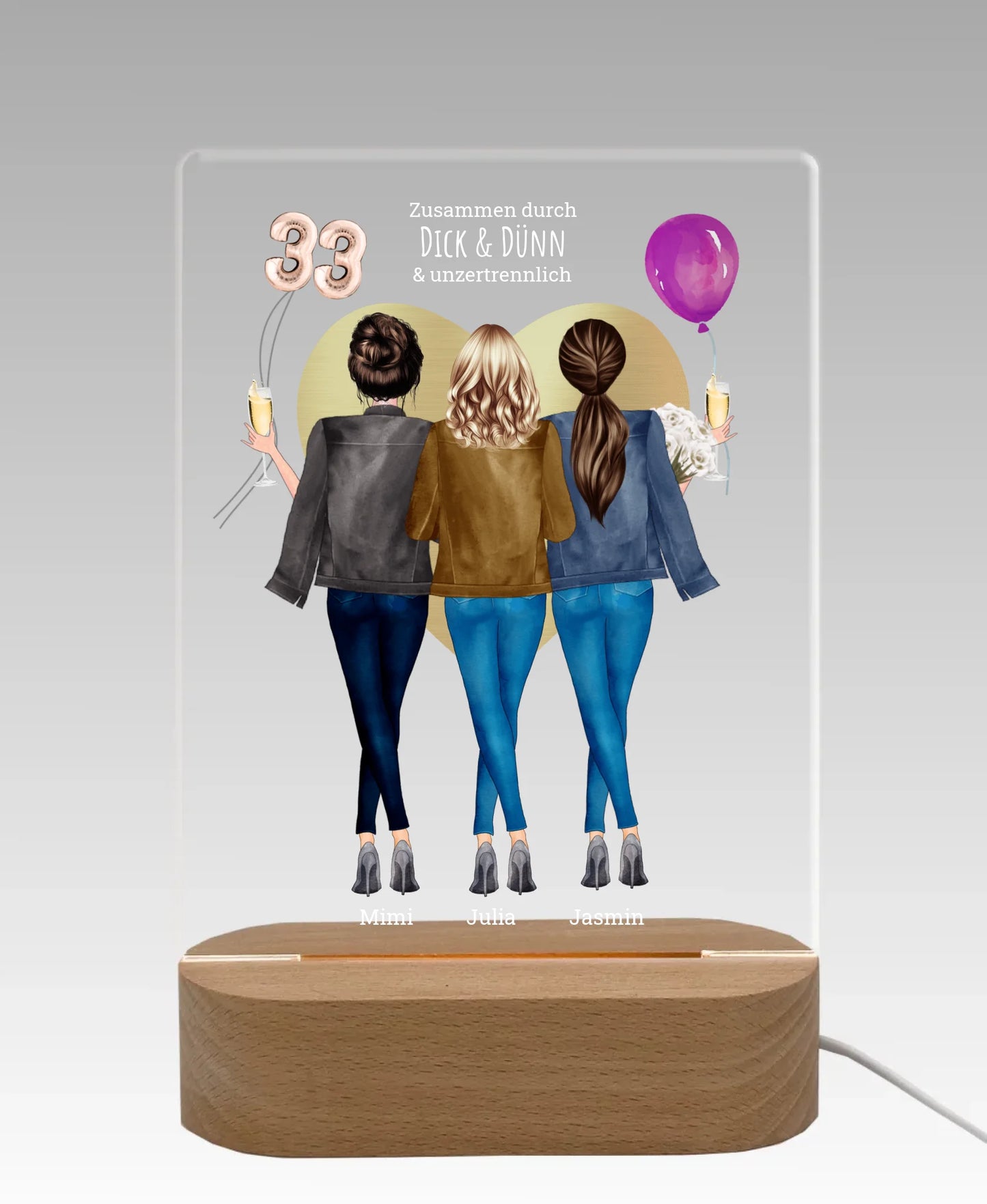 Licht aus - grauer Hintergrund