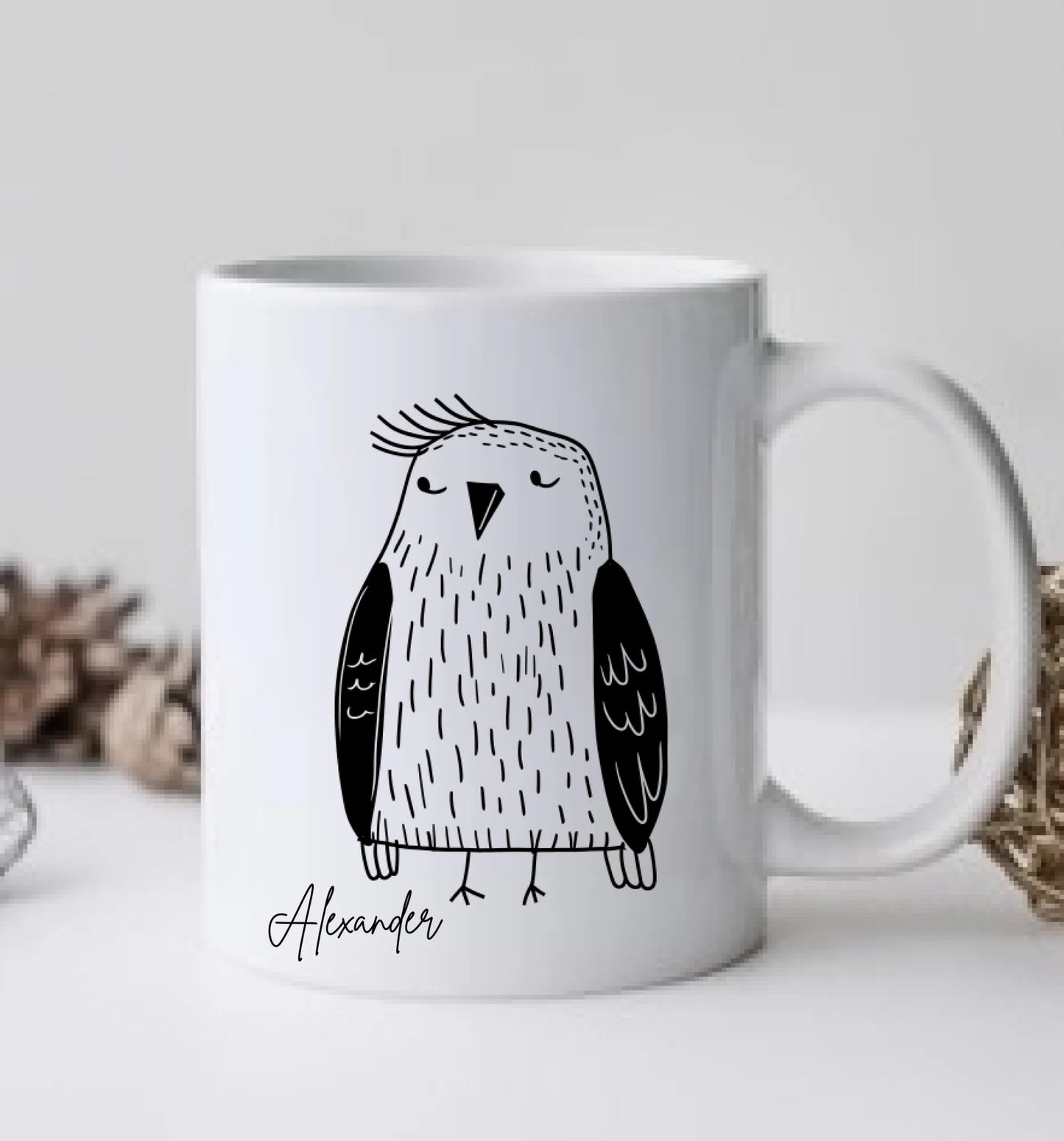 Personalisierte Eagle Tasse mit Name - in der Ruhe liegt die Kraft 3