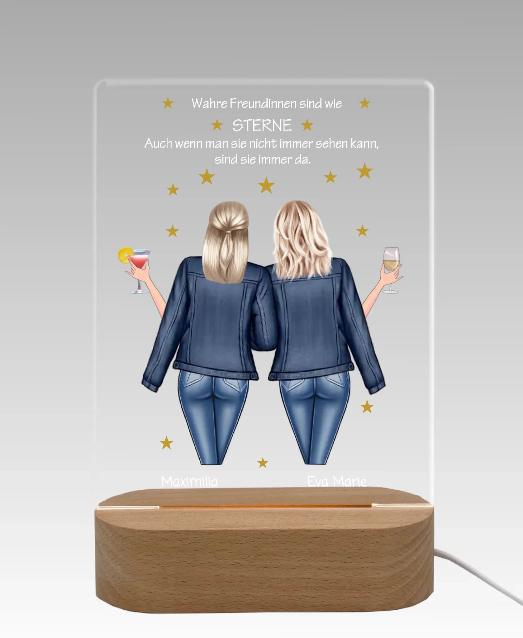 Licht aus - grauer Hintergrund