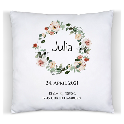 Personalisiertes Geschenk zur Geburt und Taufe | Geburtsanzeige Waldtiere