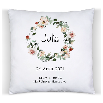 Personalisiertes Geschenk zur Geburt und Taufe | Geburtsanzeige Waldtiere