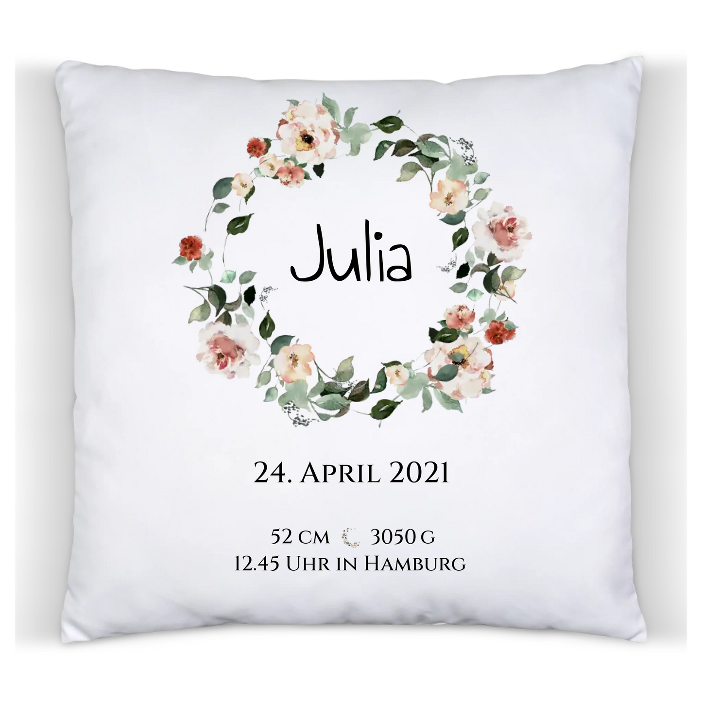 Personalisiertes Geschenk zur Geburt und Taufe | Geburtsanzeige Waldtiere