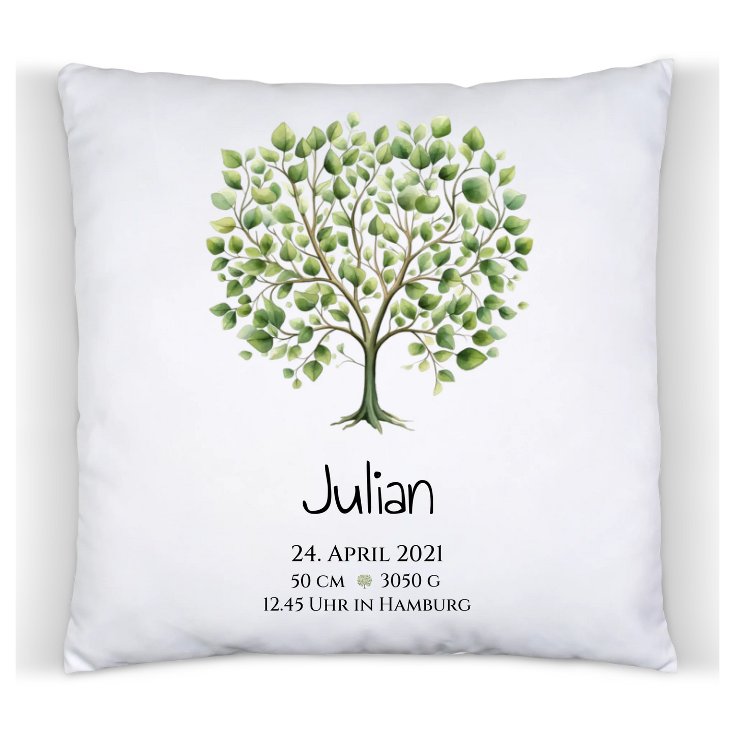 Personalisiertes Poster zur Geburt & Taufe mit Lebensbaum - Geschenkidee