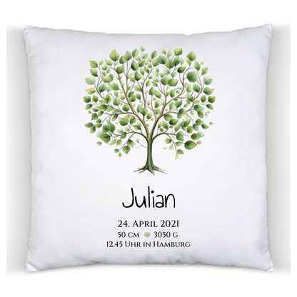 Personalisiertes Poster zur Geburt & Taufe mit Lebensbaum - Geschenkidee