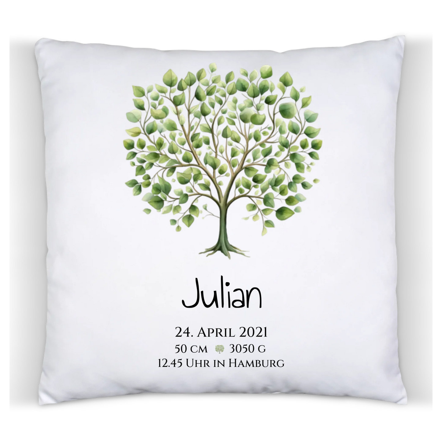 Personalisiertes Poster zur Geburt & Taufe mit Lebensbaum - Geschenkidee