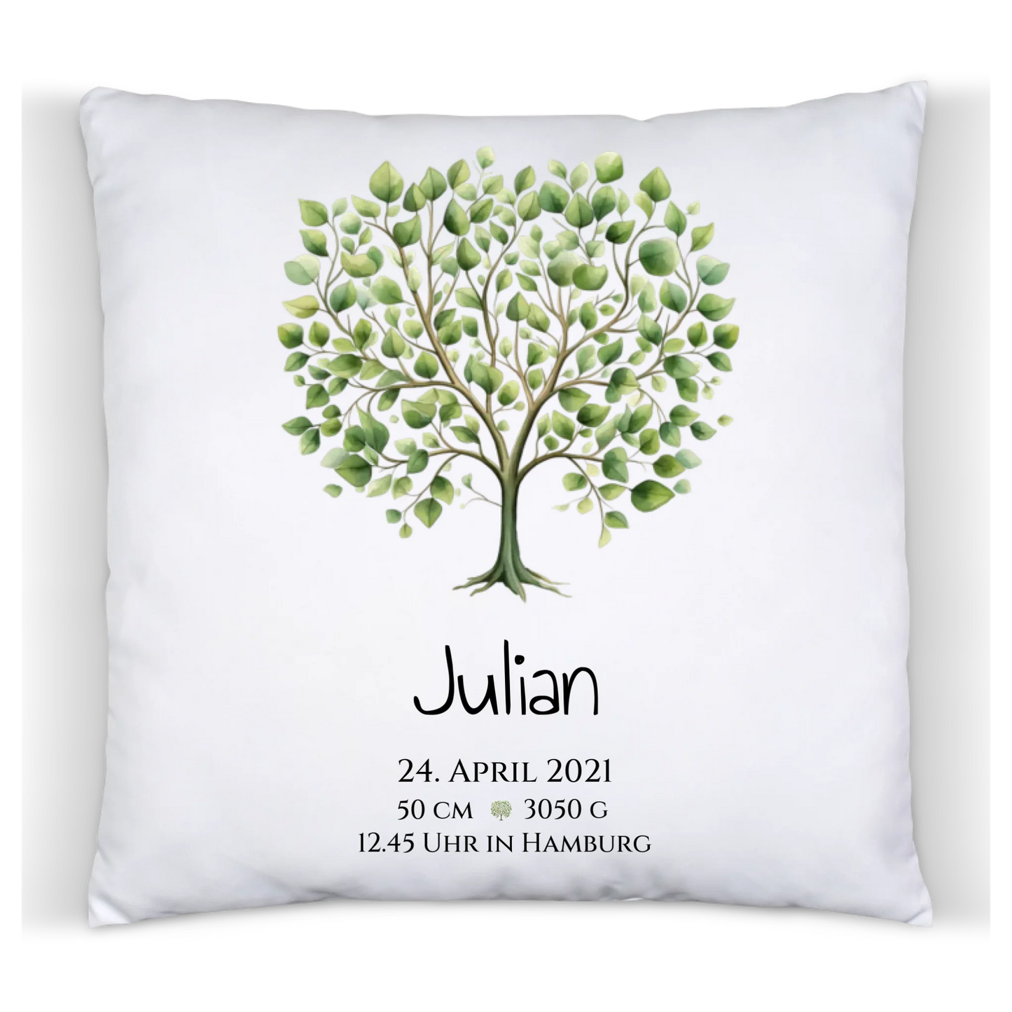 Personalisiertes Poster zur Geburt & Taufe mit Lebensbaum - Geschenkidee