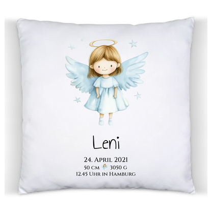 Personalisiertes Babygeschenk zur Geburt & Taufe mit Schutzengel, Geburtdaten oder Taufdaten - Geschenkidee Taufgeschenk