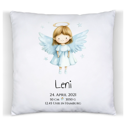 Personalisiertes Babygeschenk zur Geburt & Taufe mit Schutzengel, Geburtdaten oder Taufdaten - Geschenkidee Taufgeschenk