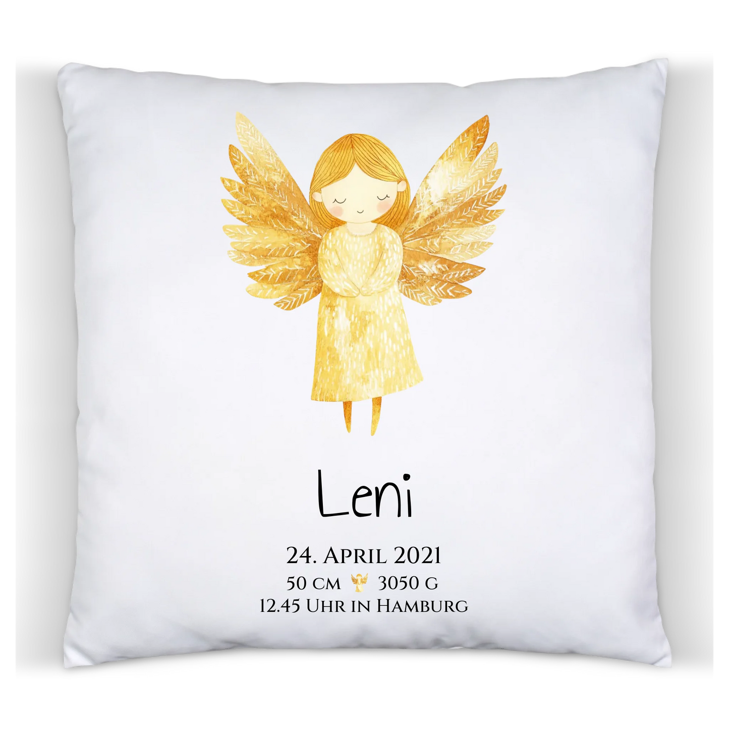 Personalisiertes Babygeschenk zur Geburt & Taufe mit Schutzengel, Geburtdaten oder Taufdaten - Taufgeschenk Geschenkidee