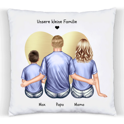 Personalisiertes Kissen Vatertag, Muttertag, Geschenk Papa, Geschenk Mama, Geburtstagsgeschenk Eltern , 1 Kind