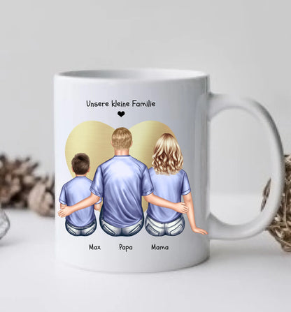 Muttertagsgeschenk Geschenk Mama, Geschenk Papa - Personalisierte Tasse  | Geburtstagsgeschenk mit Kind