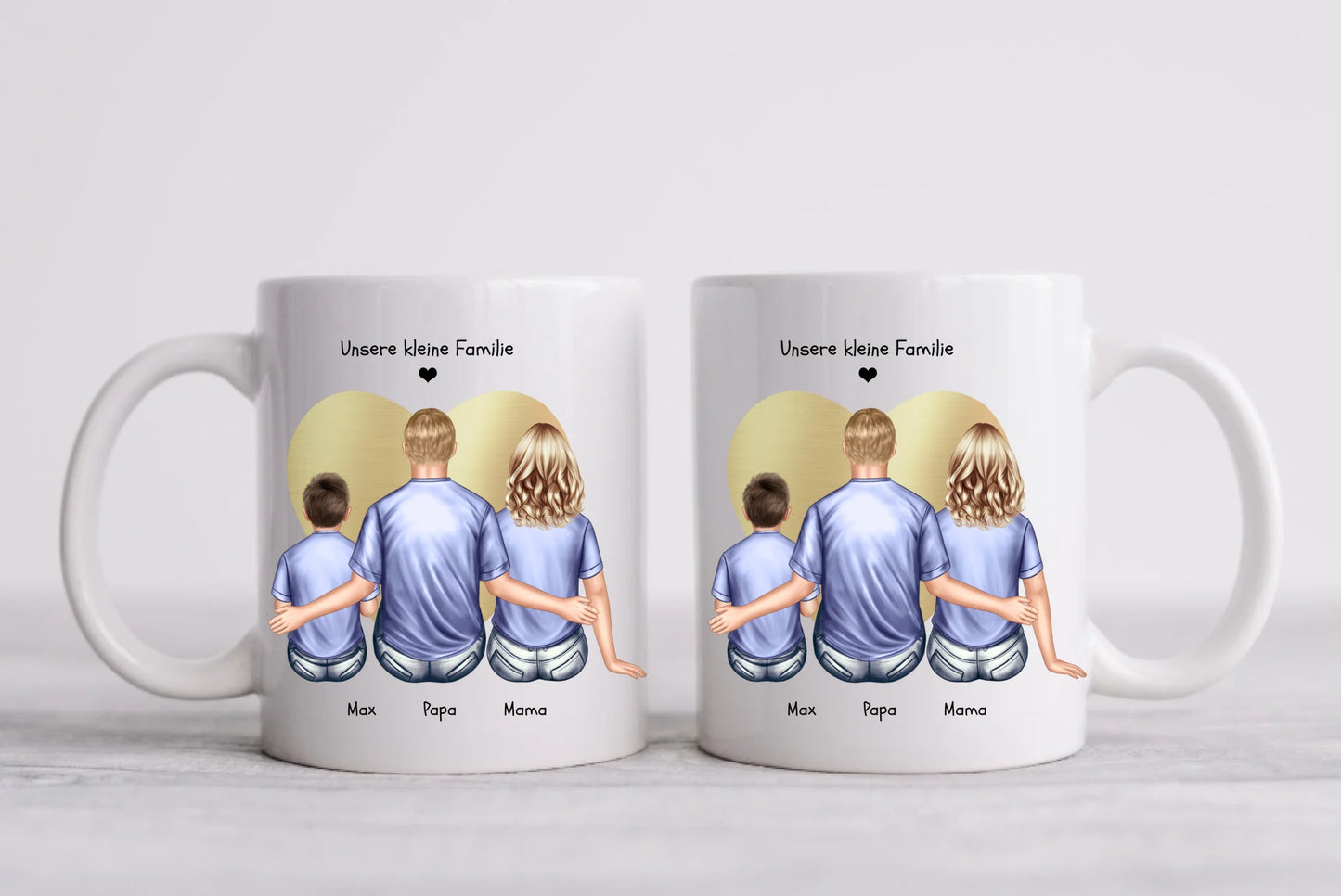 Muttertagsgeschenk Geschenk Mama, Geschenk Papa - Personalisierte Tasse  | Geburtstagsgeschenk mit Kind