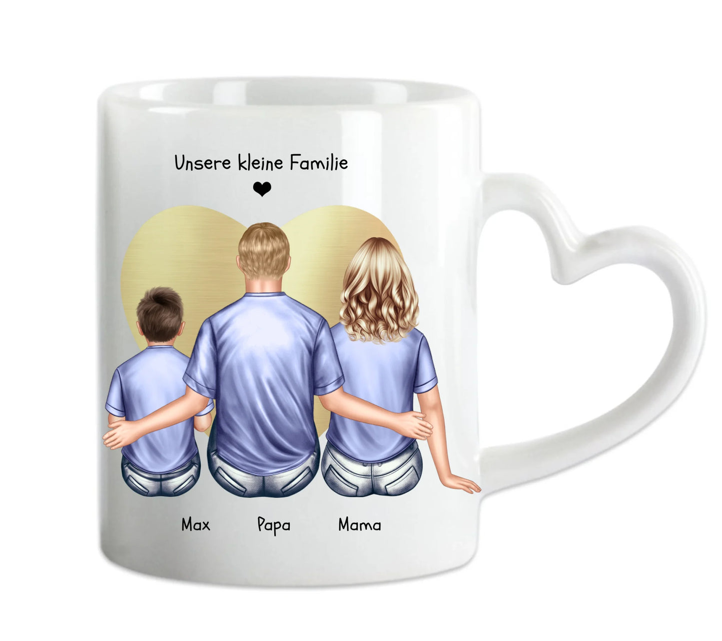 Muttertagsgeschenk Geschenk Mama, Geschenk Papa - Personalisierte Tasse  | Geburtstagsgeschenk mit Kind