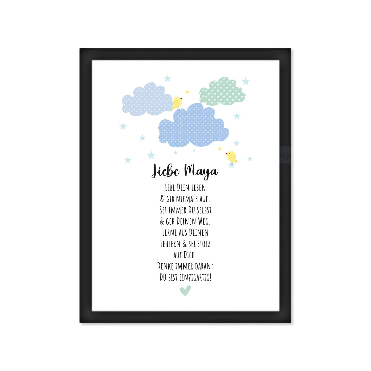 Mockup 30x40 schwarz