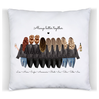 9  Freundinnen Bild Kissen Geburtstag Geschenk personalisiert |  Freundin Geschenk | Geburtstagsgeschenk, Weihnachtsgeschenk