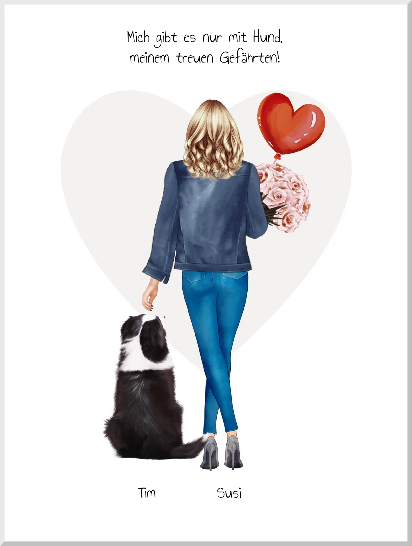 18. Geburtstag Geschenk Mädchen Bild mit Name - Geburtstagsgeschenk Freundin, Schwester personalisiert