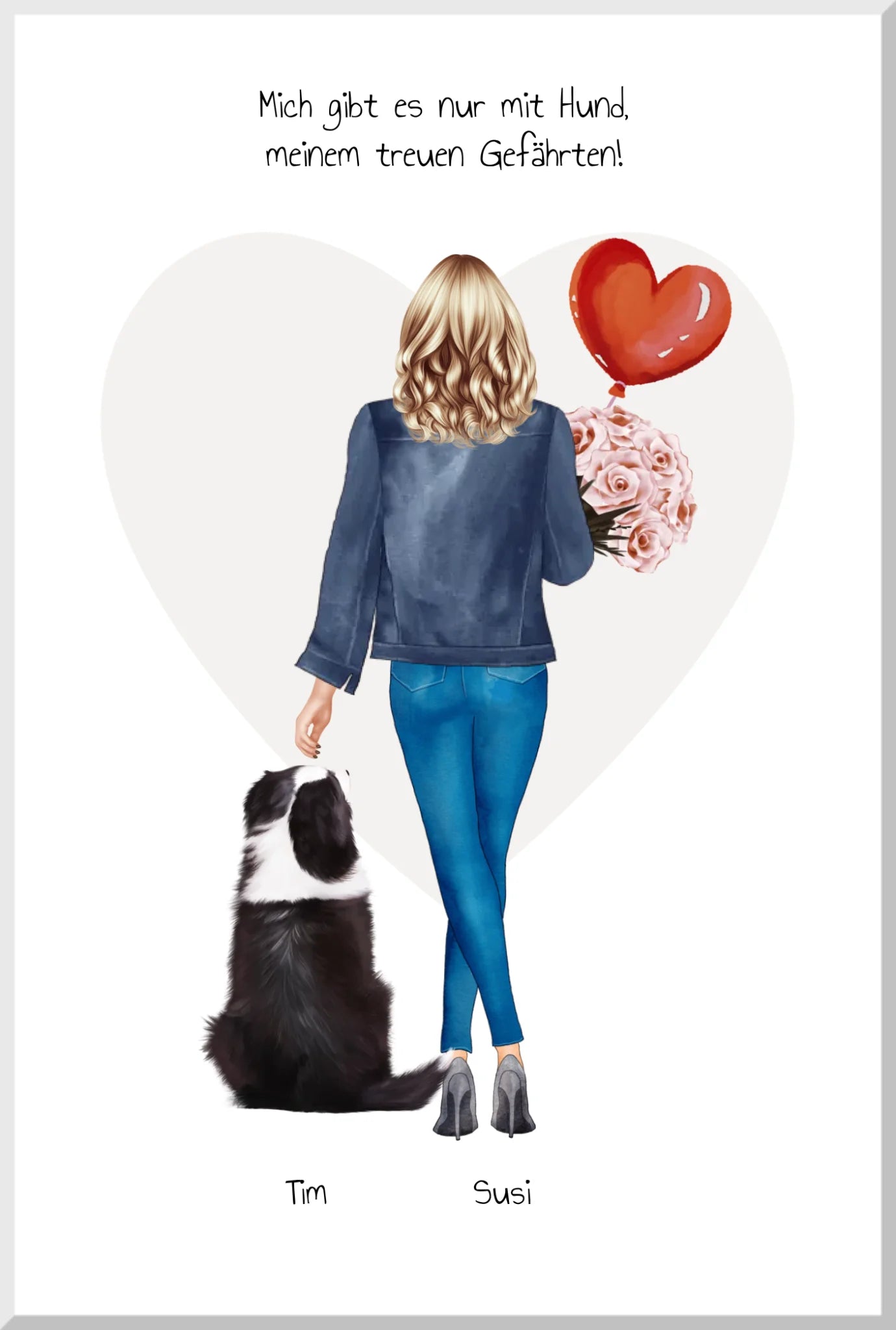 18. Geburtstag Geschenk Mädchen Bild mit Name - Geburtstagsgeschenk Freundin, Schwester personalisiert
