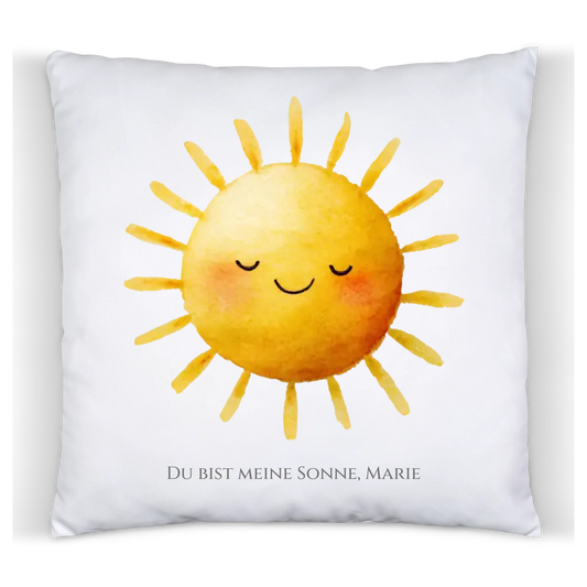 Personalisiertes Dekokissen - Du bist meine Sonne