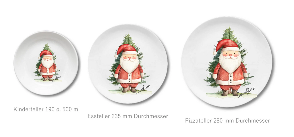 Kinderteller + flacher + Pizzateller