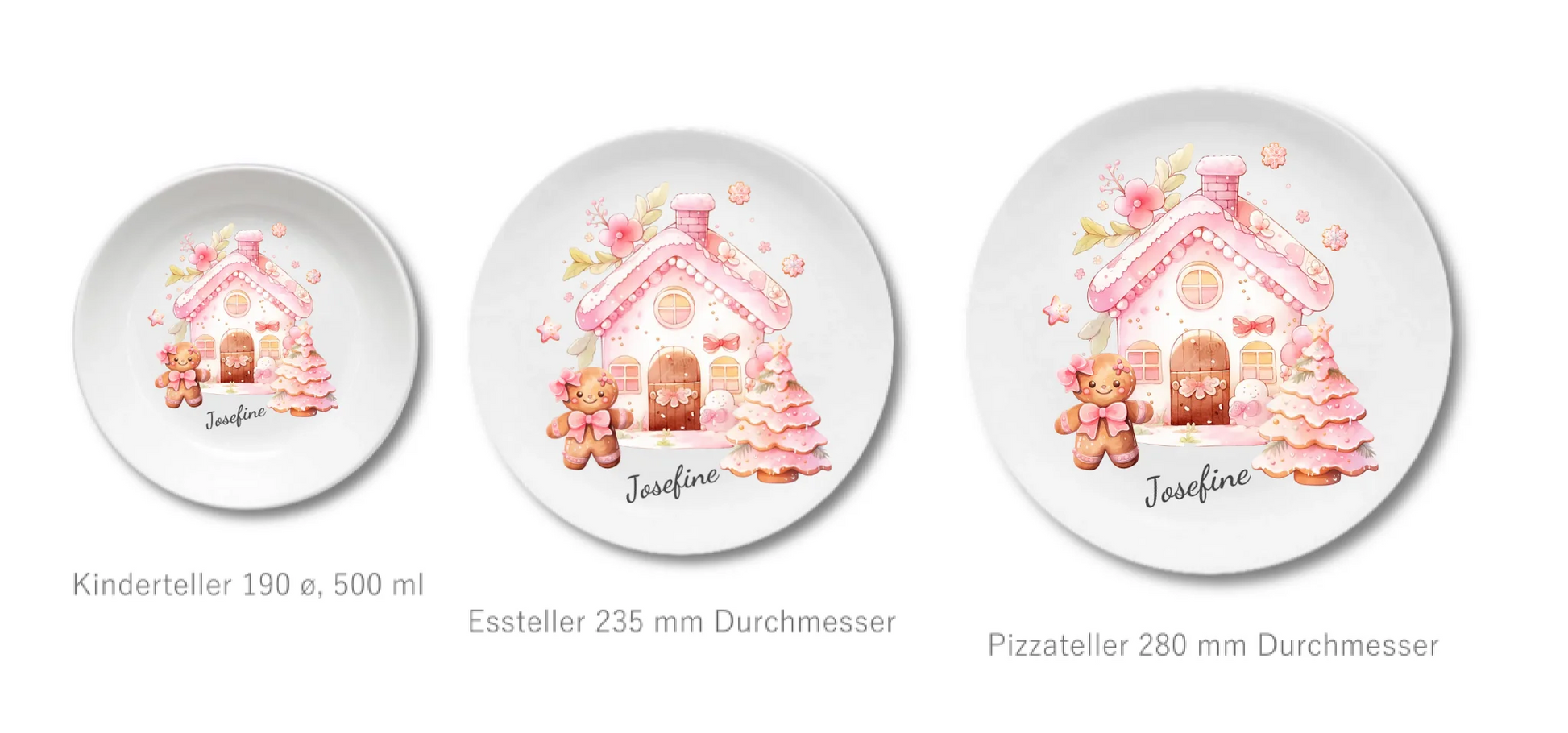 Kinderteller + flacher + Pizzateller