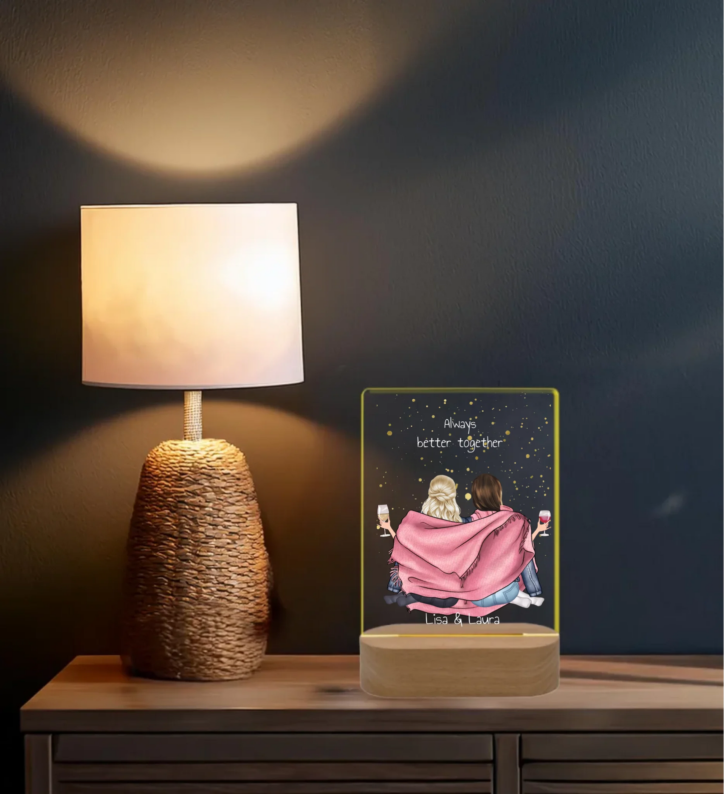 Komode Licht an