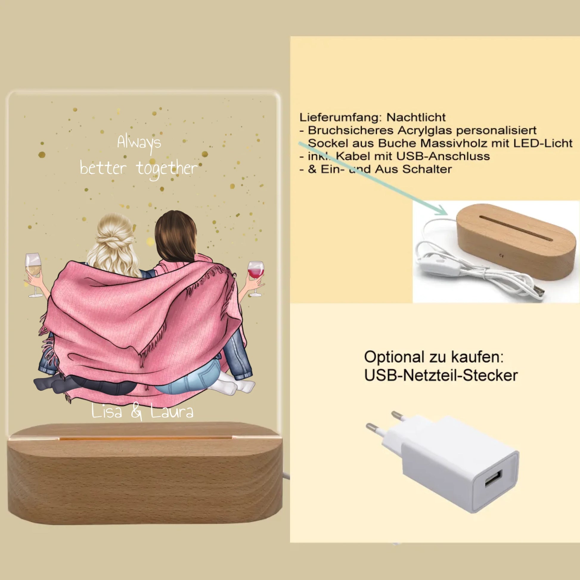 Produktinfo rechteckiges 3