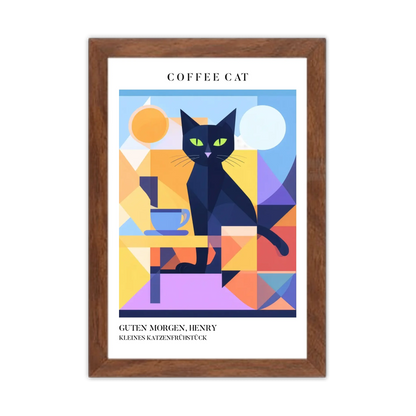 Katzenposter COFFEE CAT