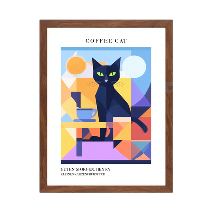 Katzenposter COFFEE CAT