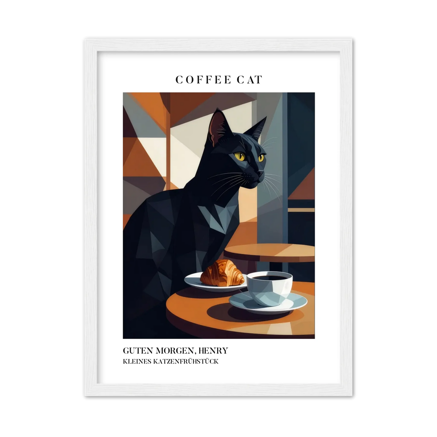 Katzenposter COFFEE CAT 2