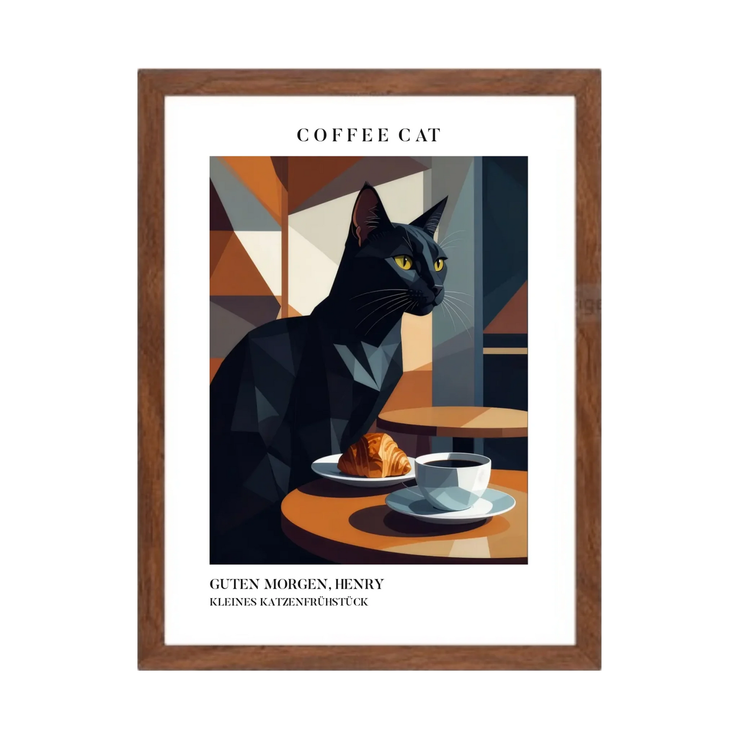 Katzenposter COFFEE CAT 2